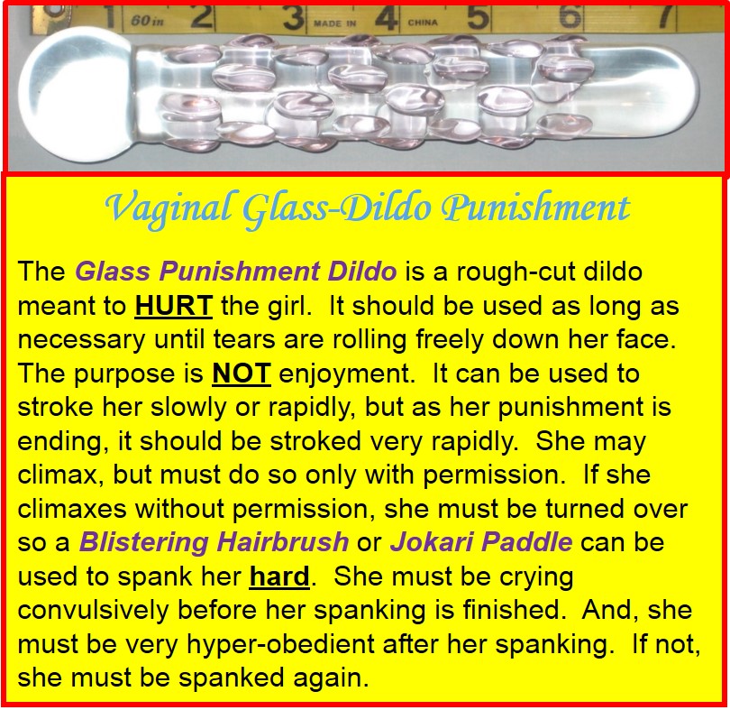 Dildo punished by mommy
