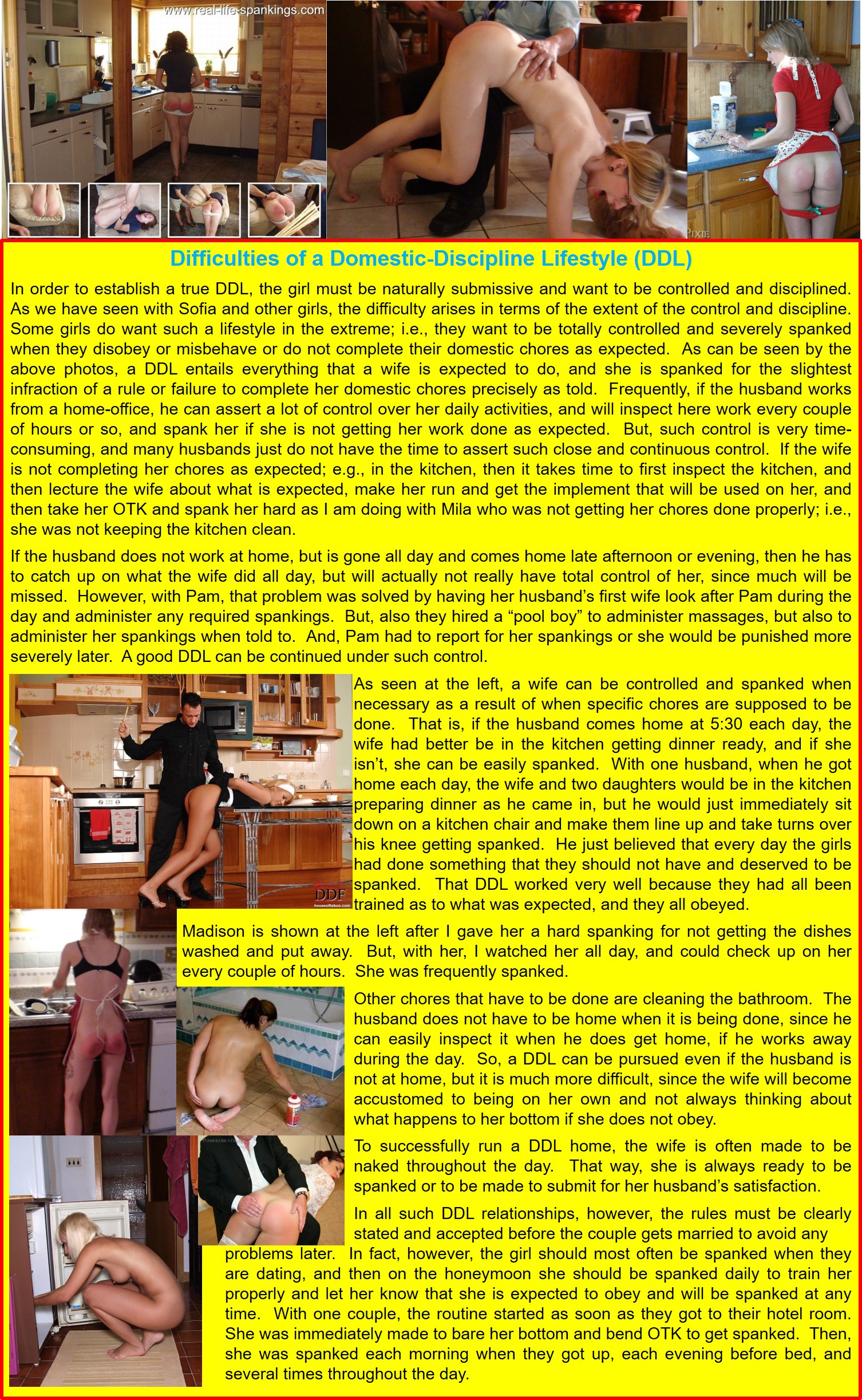 Domestic-Submissives and Domestic-Slavegirls Girls-Spanked-Bottoms Page 7 image picture